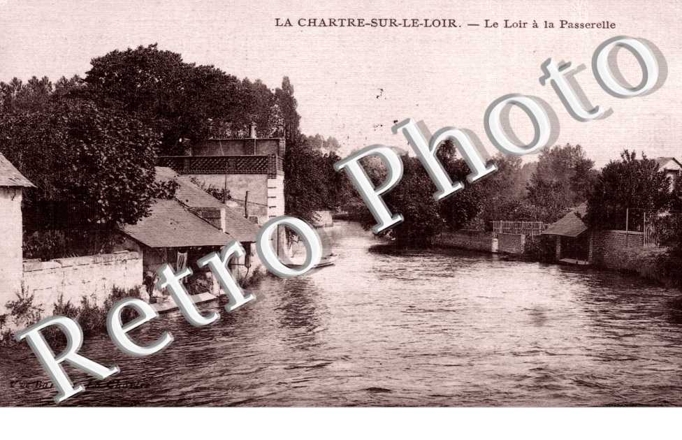 le Loir a la passerelle