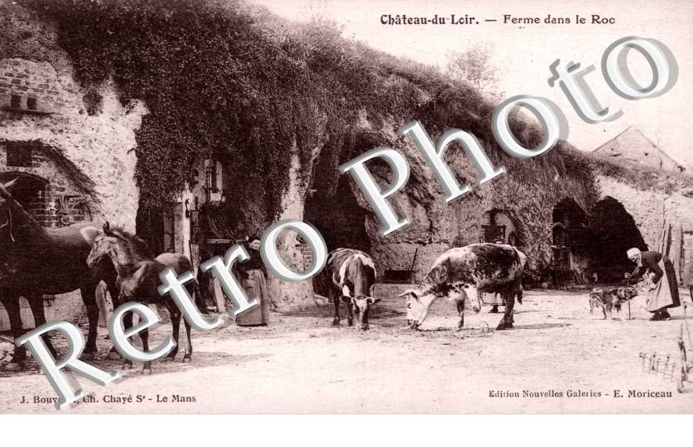 ferme dans le roc