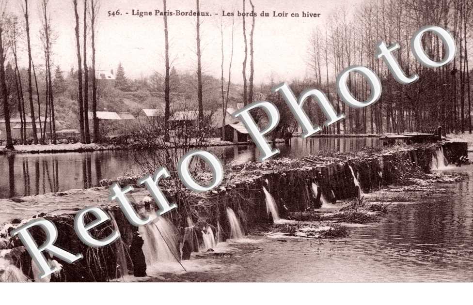 Bords du Loir en hiver