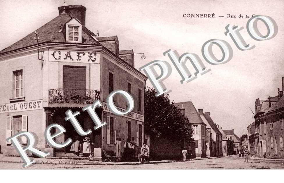 Rue de la gare - cafe de l'Ouest