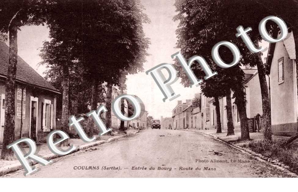 entree du bourg, route du Mans