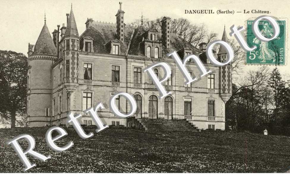 une vue du château