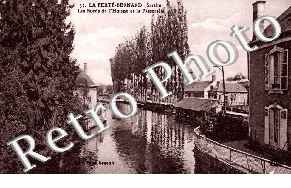 Bords de l'Huisne et la Passerelle
