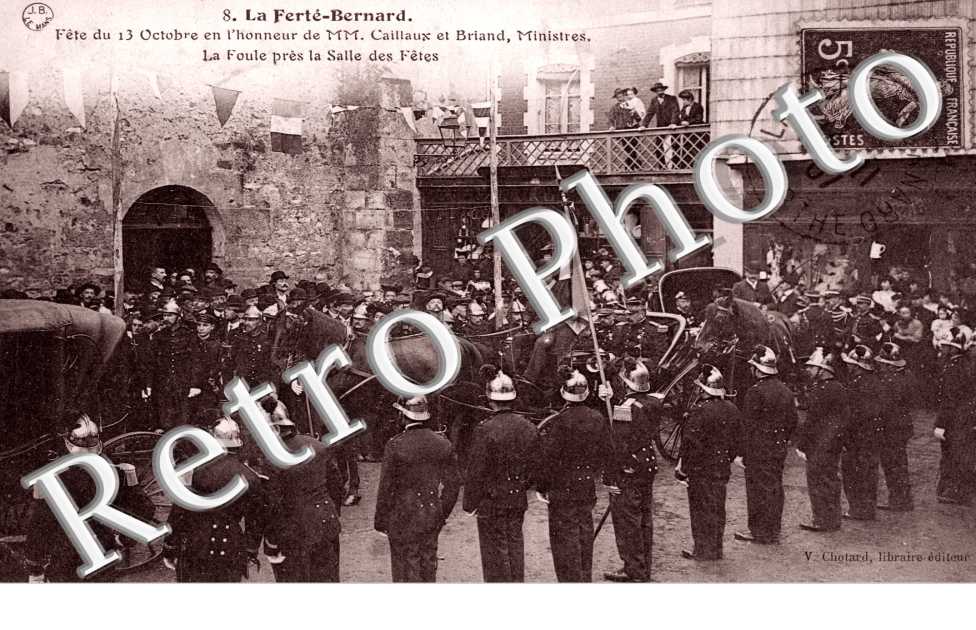 Fete du 13 octobre en l'honneur de MM. Caillaux et Briand ministres - politique