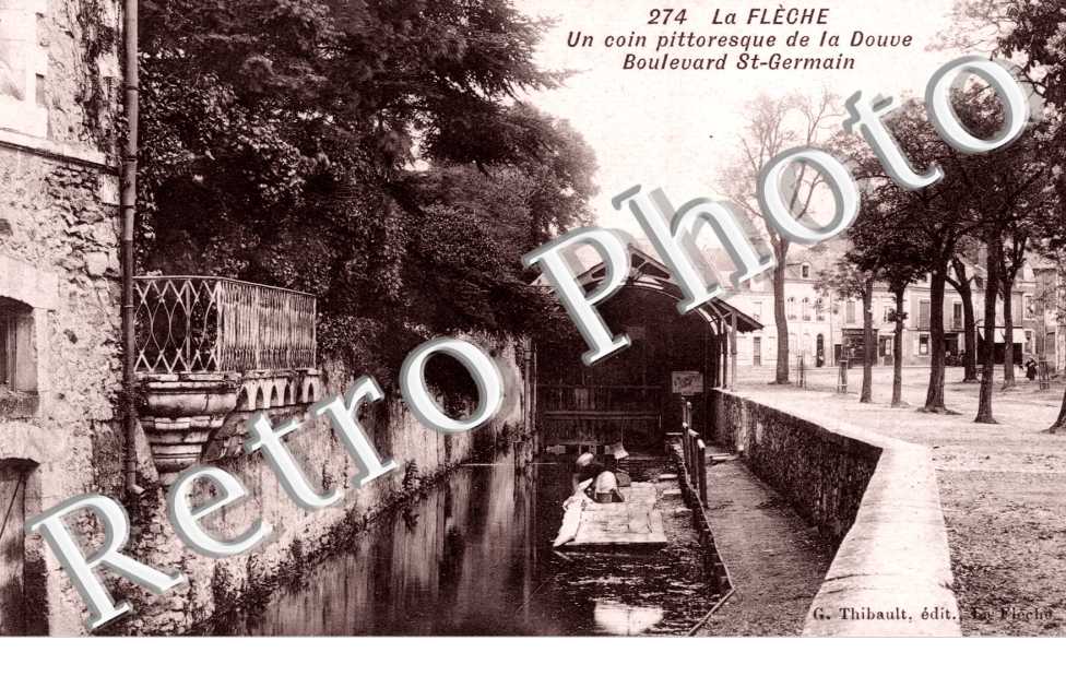 Un Coin pittoresque de la Douve, Boulevard Saint-Germain