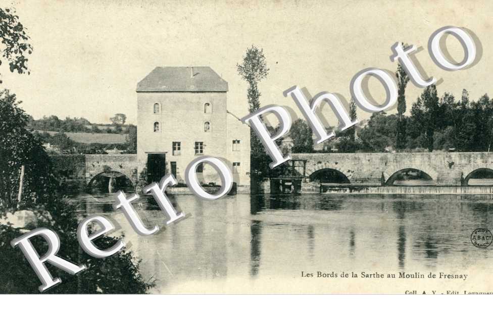 Bords de la Sarthe au Moulin