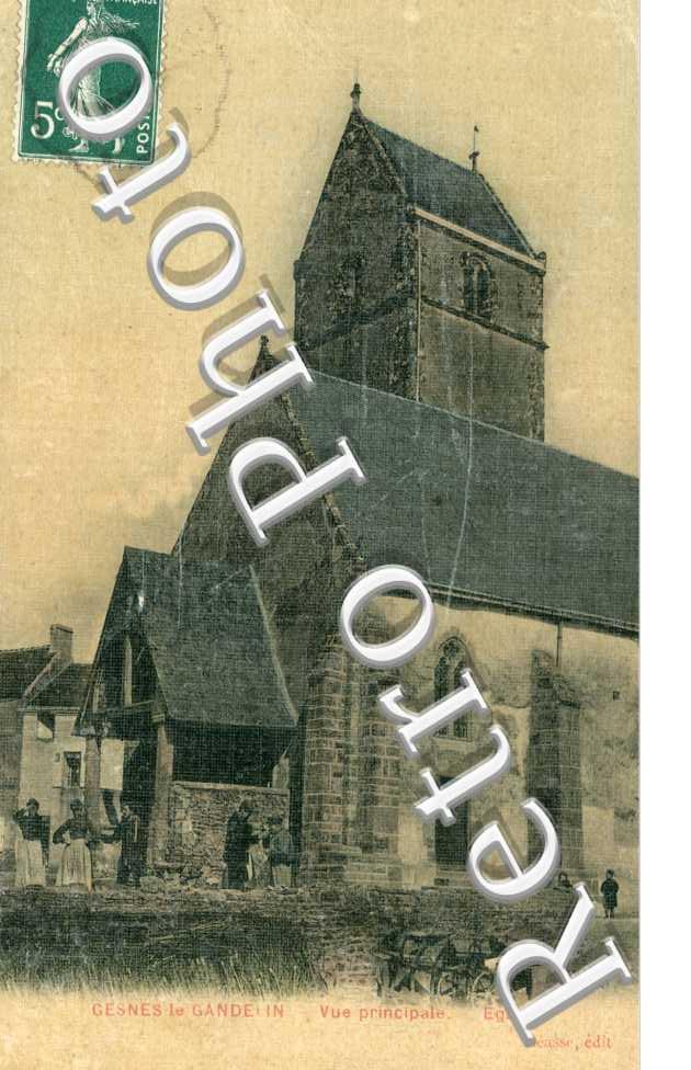 vue principale, eglise