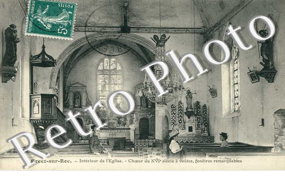 Intérieur de l'église - Choeur du XVIème