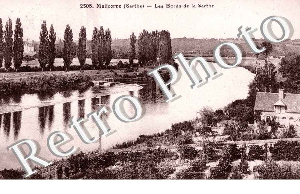 les bords de la sarthe