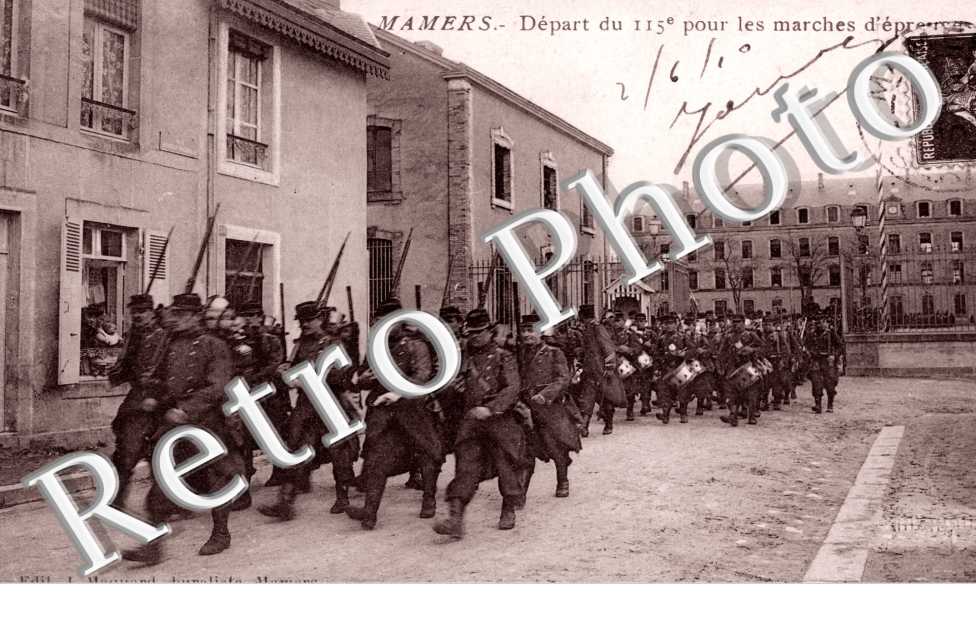 Depart du 115eme   Caserne