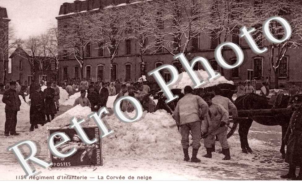 115eme Regiment d'Infanterie Corvee de Neige