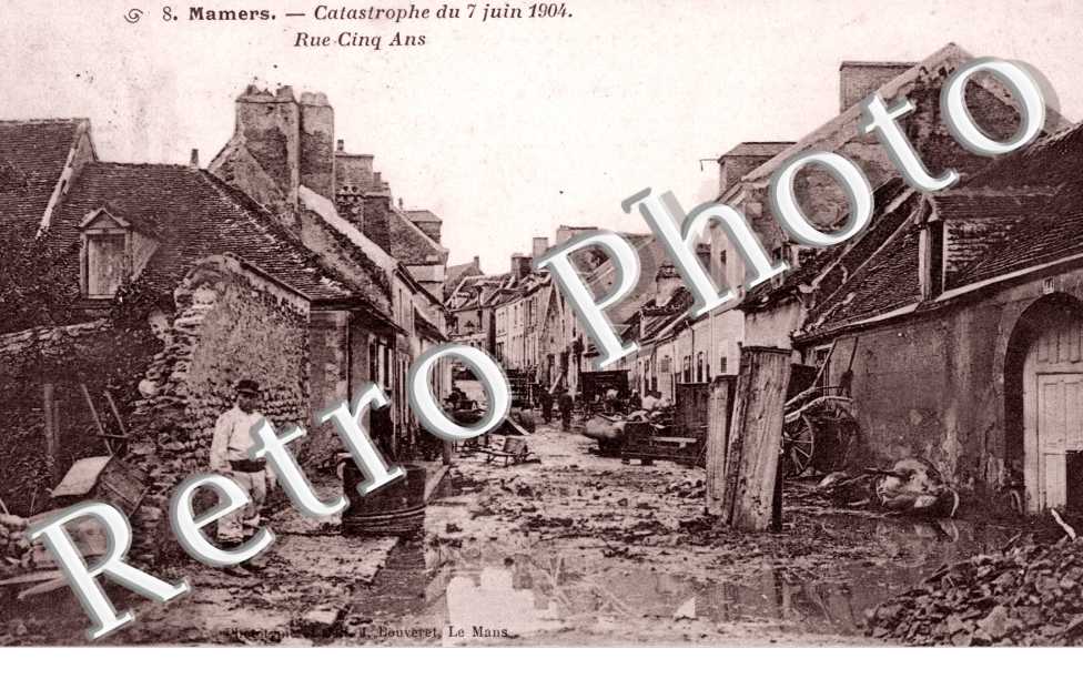 Catastrophe du 7 juin 1904, Rue Cinq Ans