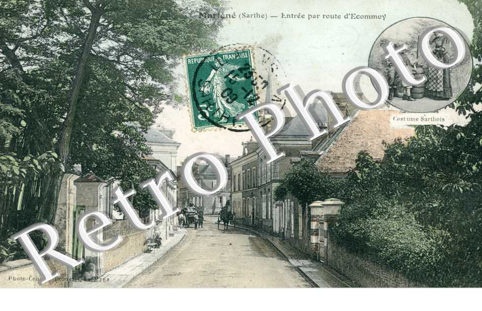 Entree par route d'Ecommoy