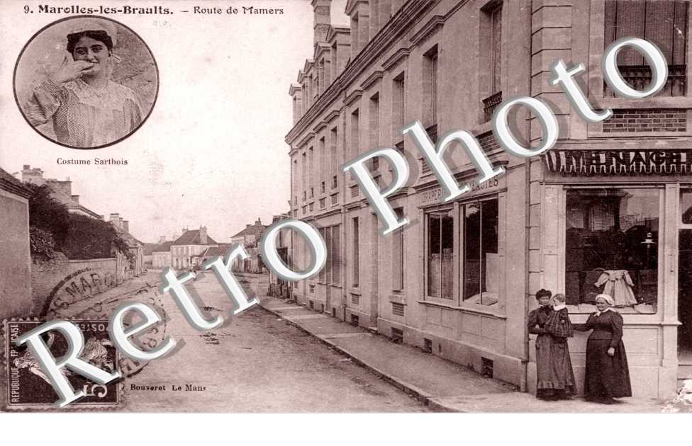 Route de Mamers - costume Sarthois