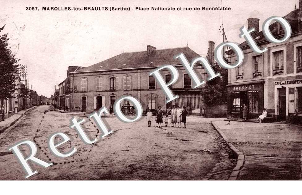 Place nationale et rue Bonnetable