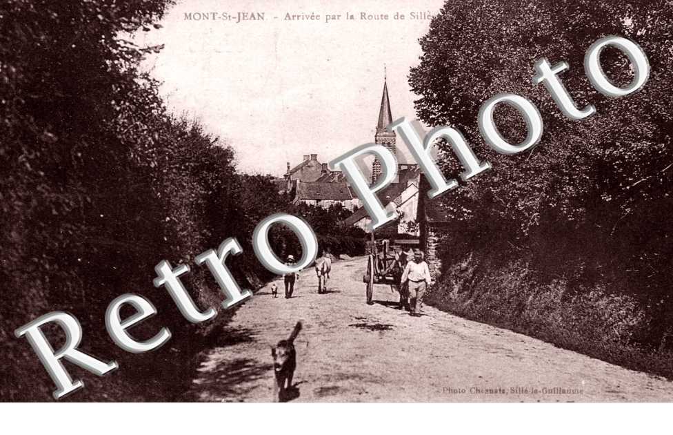 Arrivee par la route de Sille