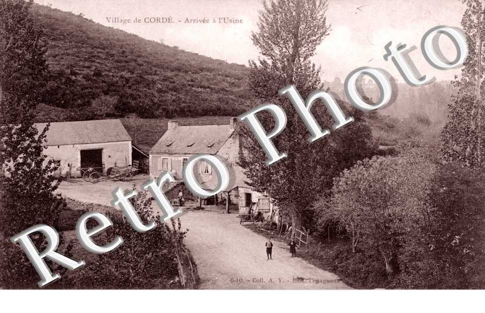 Village de Corde - arrivee a l'usine
