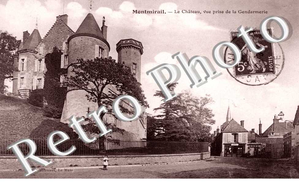 Le chateau, vue prise de la gendarmerie