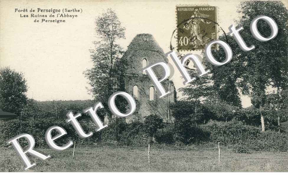 Forêt de Perseigne. Les ruines de l'Abbaye