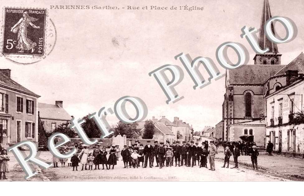 la Rue et la Place de l'Eglise