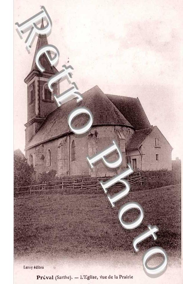 l'eglise vue de la Prairie