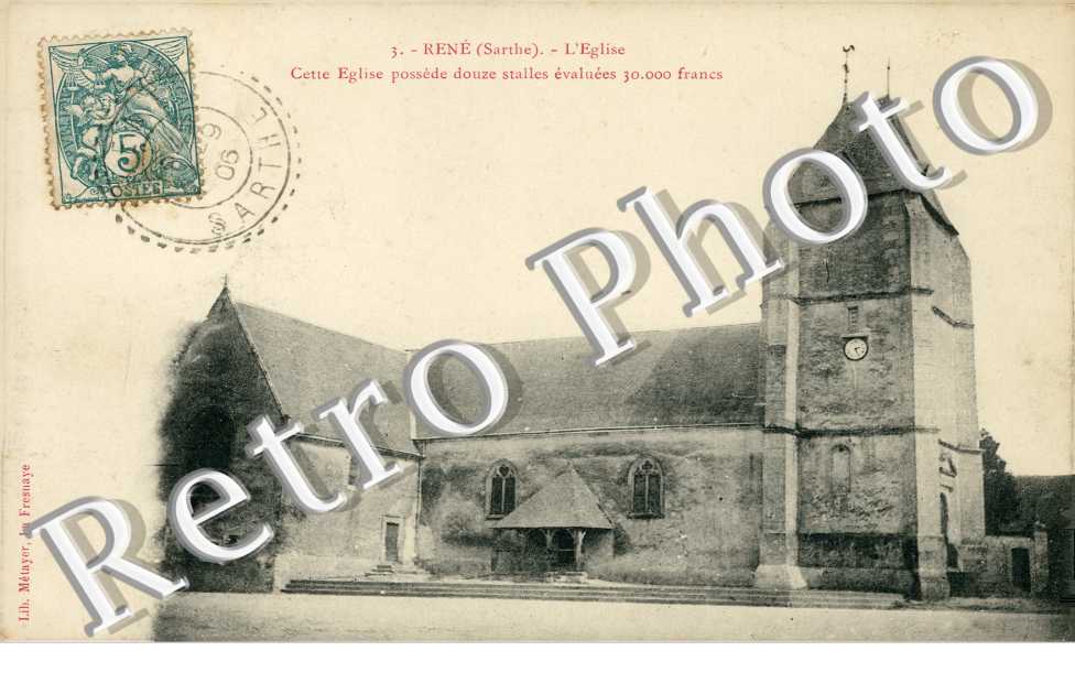 l'église en 1906