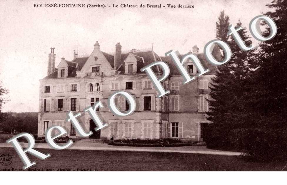 le château de Brestel, vue de derrière