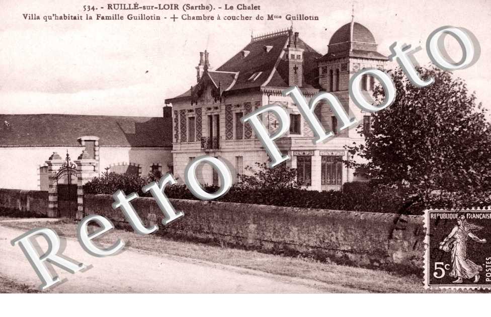 Le chalet - Villa habitait par la famille Guillotin