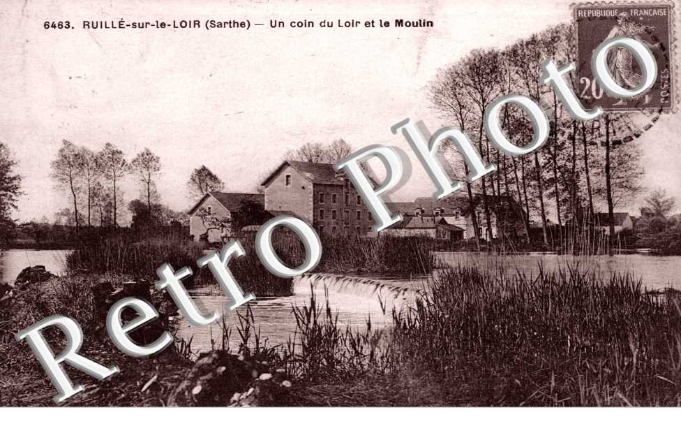 Un coin du Loir et le moulin