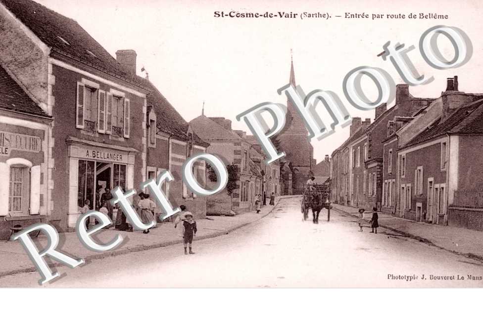 l'Entree par la Route de Belleme