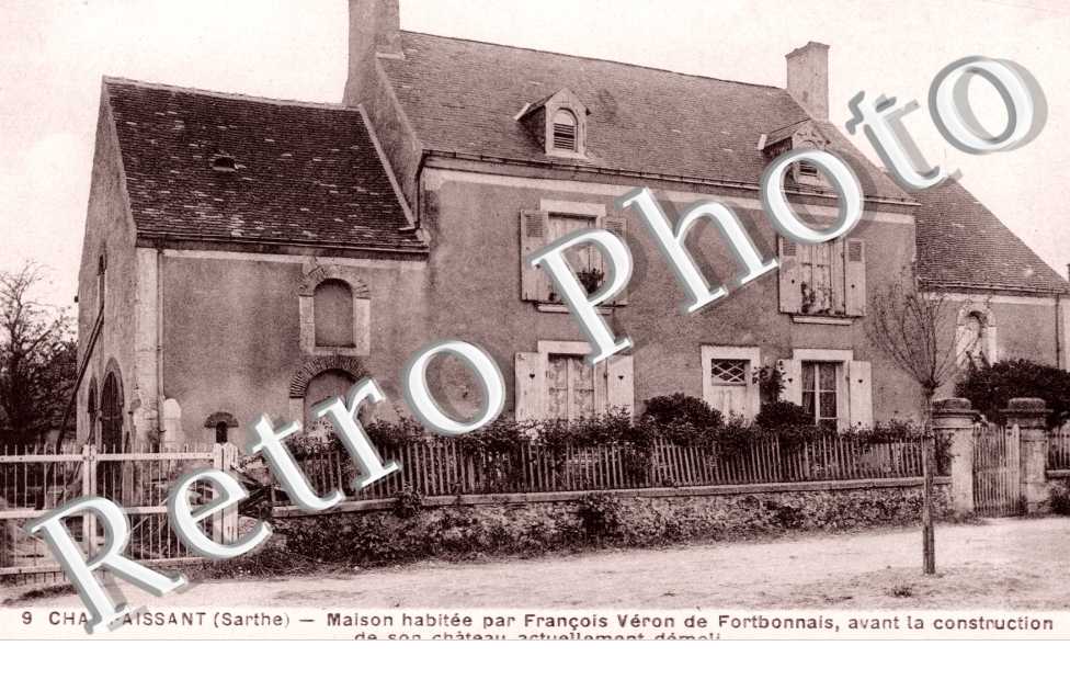 Champaissant, Maison habitee par Francois de Veron de Fortbonnais