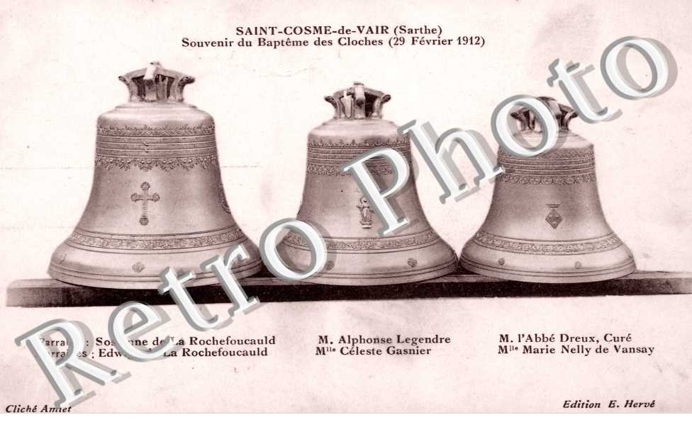Souvenir du Baptême des Cloches