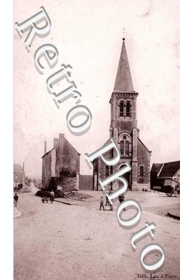 Eglise et Route du Mans