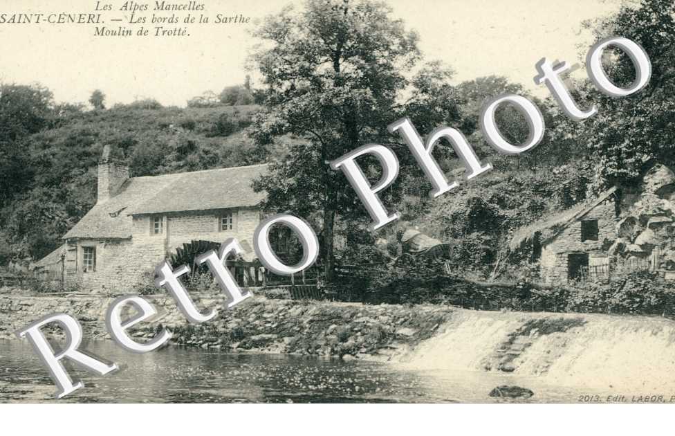 Bords de la Sarthe, Moulin de Trotte