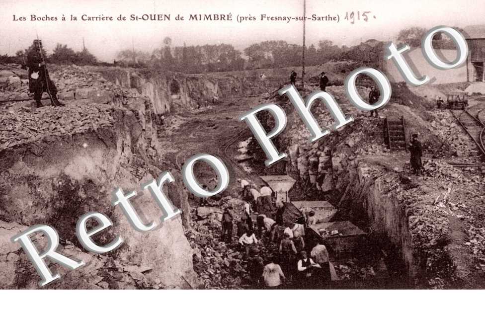 les Boches a la Carriere de Saint-Ouen de Mimbre