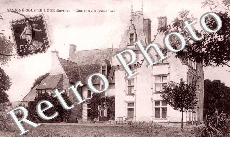château du Bois Pincé en 1908