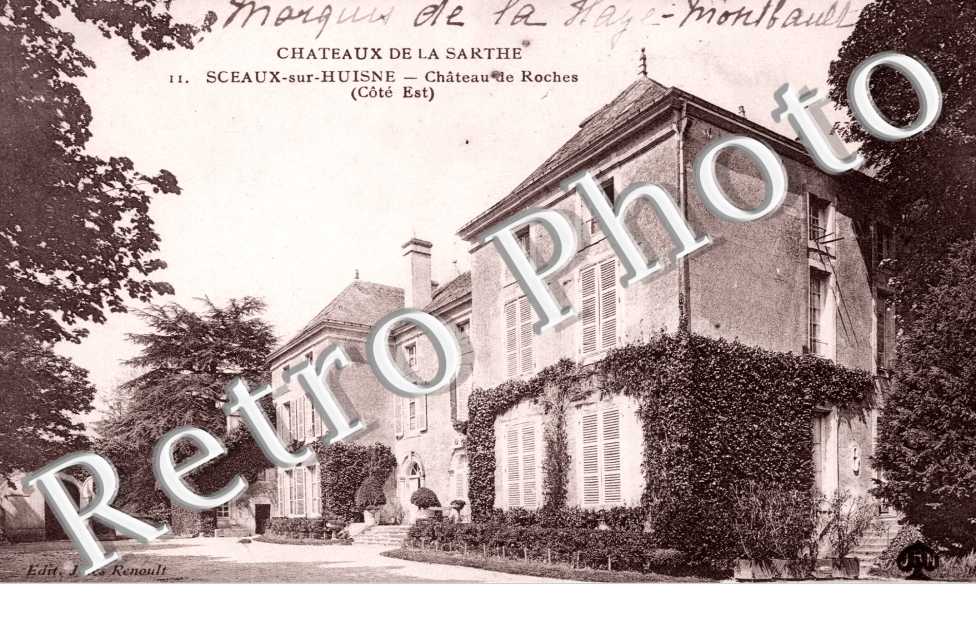 Château de Roches. (Côté Est) en 1914