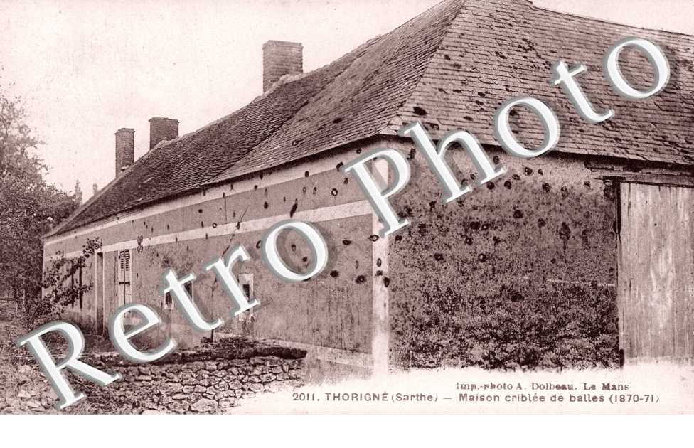 Maison criblee de balles  1870-71
