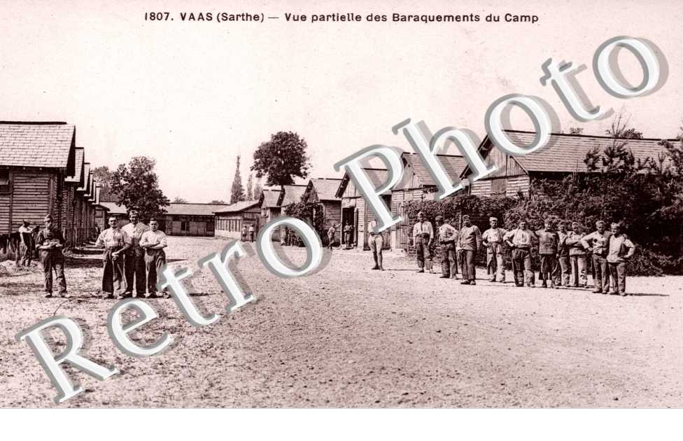 Vue Parteille des Barraquements du Camp
