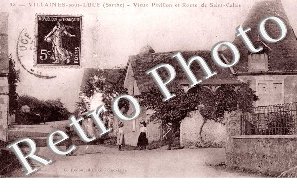 Vieux Pavillon et Route de Saint-Calais