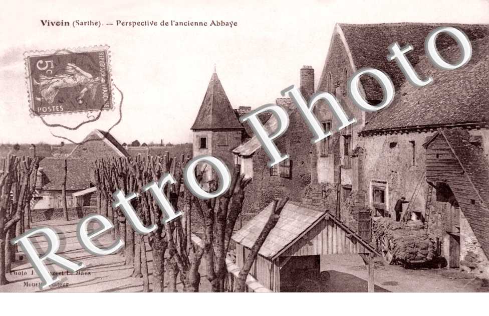 perspective de l'ancienne abbaye