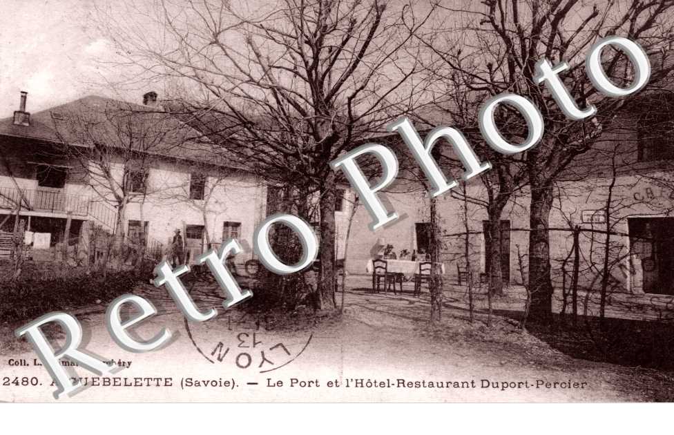 le port et l'hotel restaurant Duport-Percier