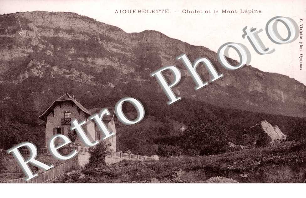 Chalet et le Mont Lepine