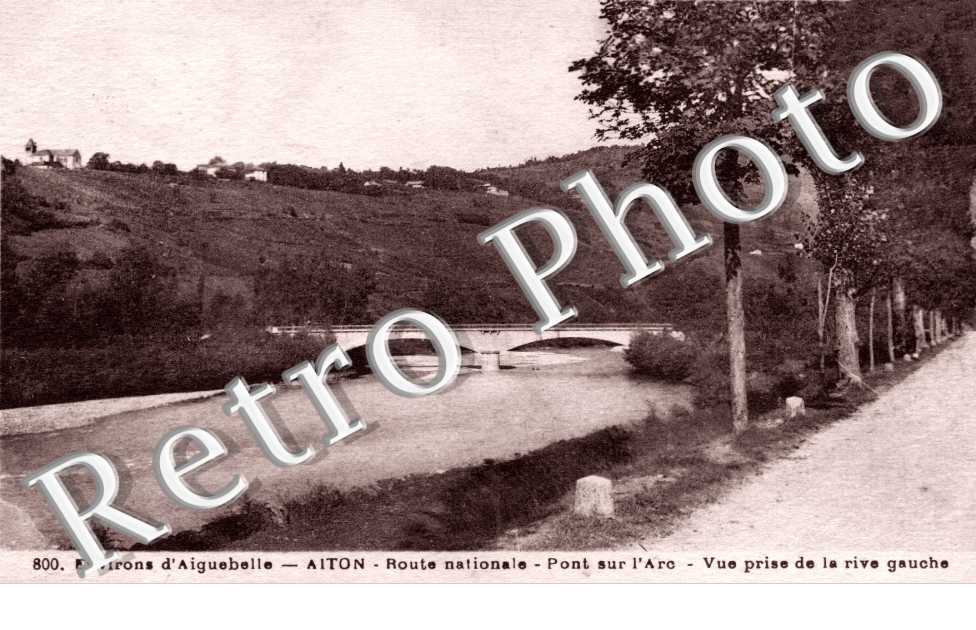 Route nationale, Pont sur l'Arc