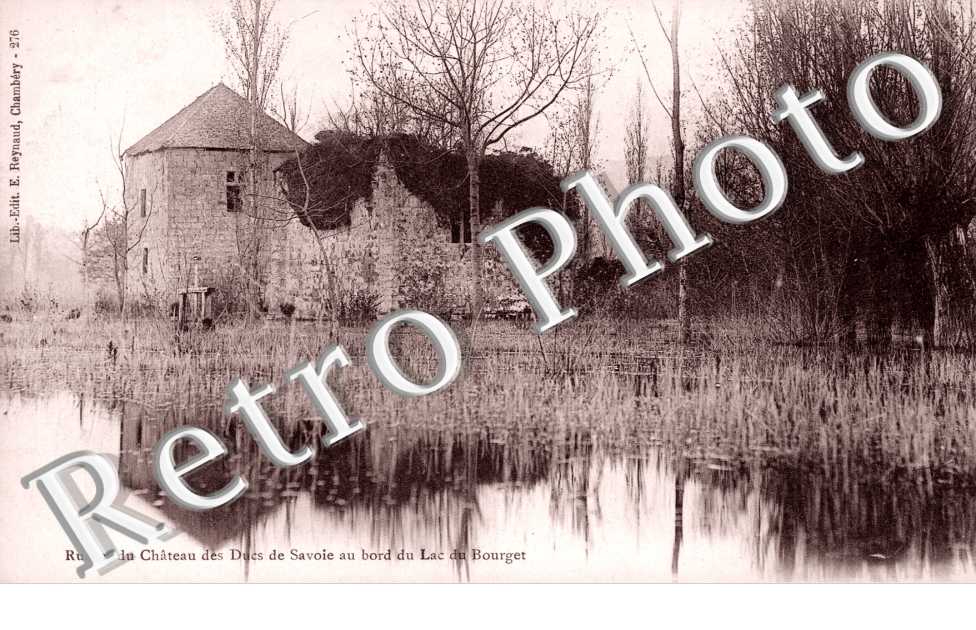 Ruines du Chateau des Ducs de Savoie au bord du Lac du Bourget