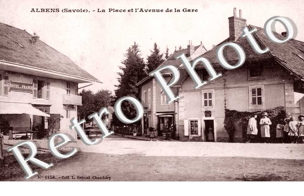 La place et l'avenue de la gare