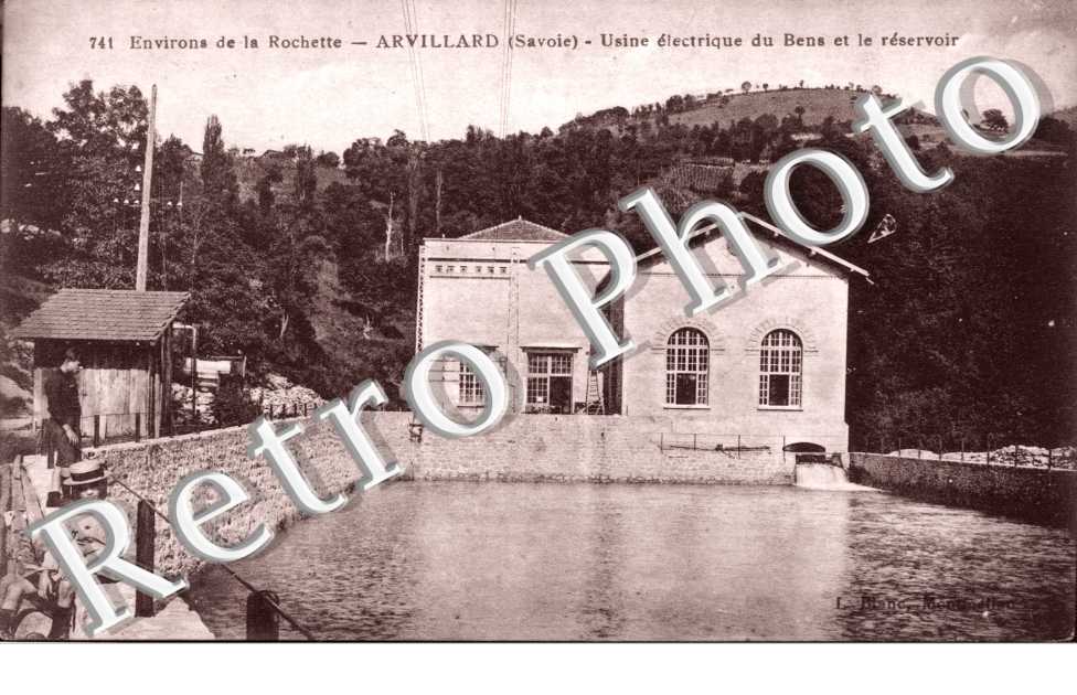 Usine electrique du Bens et le reservoir