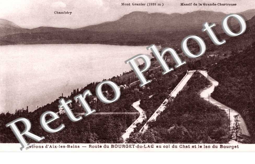 Route au col du Chat et le Lac