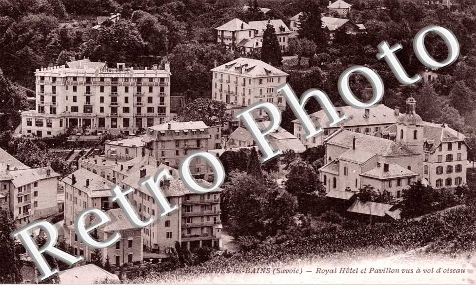 Royal Hotel et Pavillons vus a vol d'oiseau