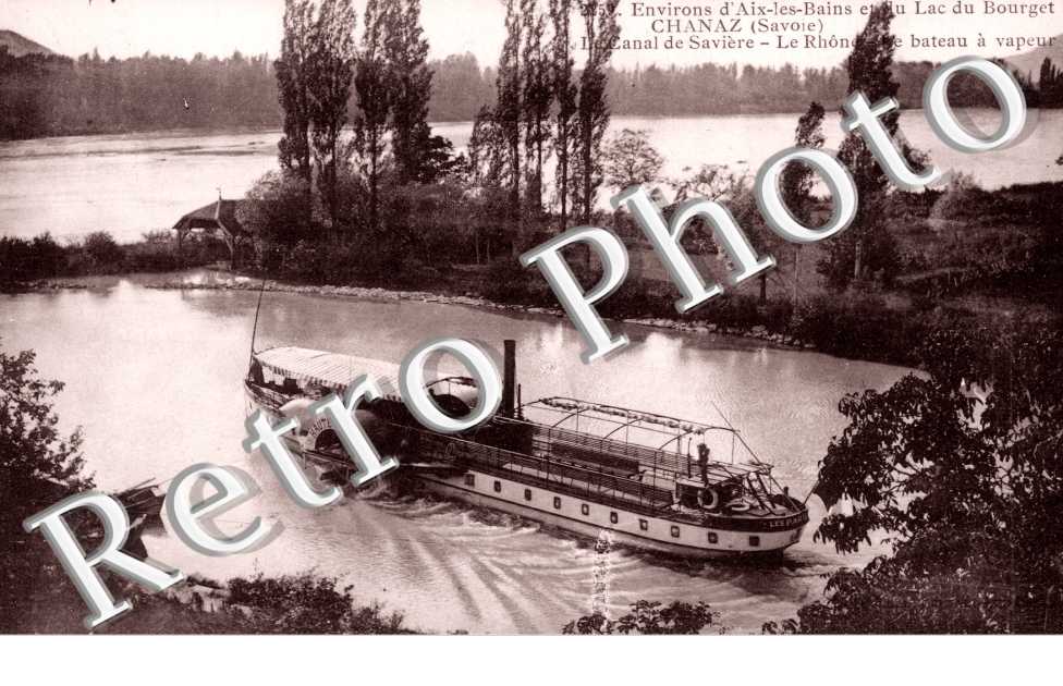 Le canal de Saviere - bateau a vapeur